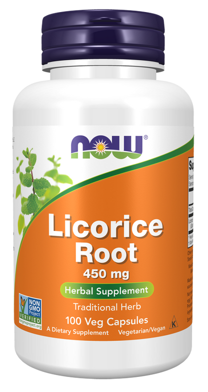 Licorice Root 450mg 100 Veg Caps