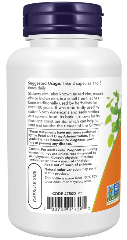 Slippery Elm 400mg  100 Veg Caps