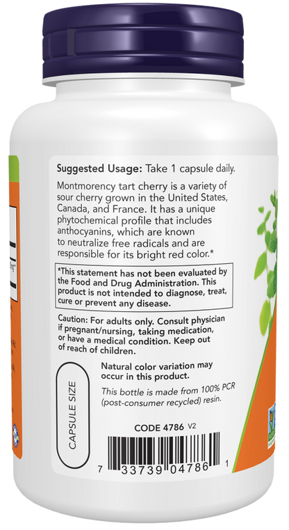 Tart Cherry 500mg  90 Veg Caps