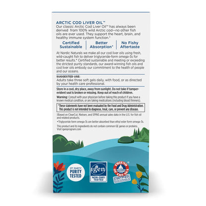 Arctic Cod Liver Oil  90 SG