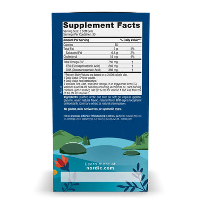 Arctic Cod Liver Oil  90 SG