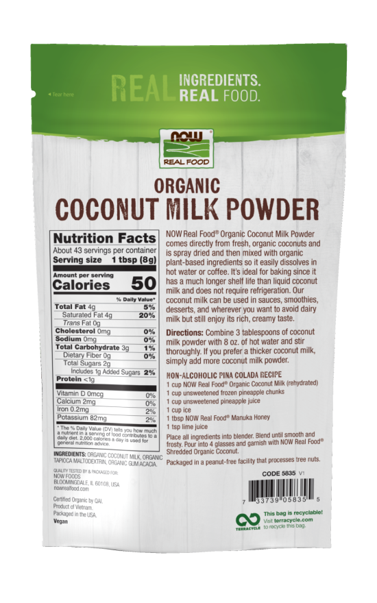 Organic Coconut Milk Powder  12 oz