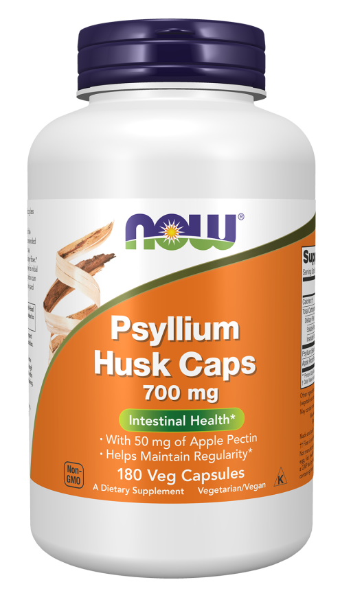 Psyllium Husk 700mg + Pectin  180 Caps