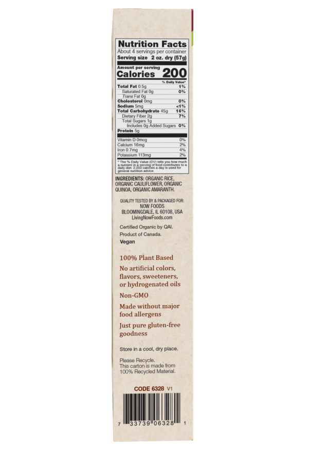 CAULIFLOWER ELBOWS 8 oz