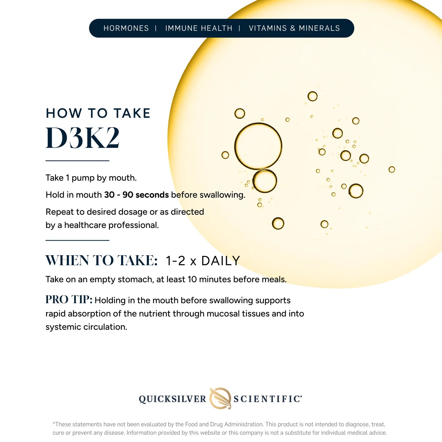 Nanoemulsified D 3 K 2  1.7 fl oz