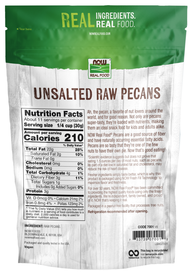Pecans Raw 12 oz