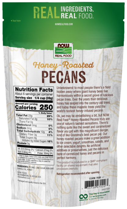 Honey Roasted Pecans  8 oz