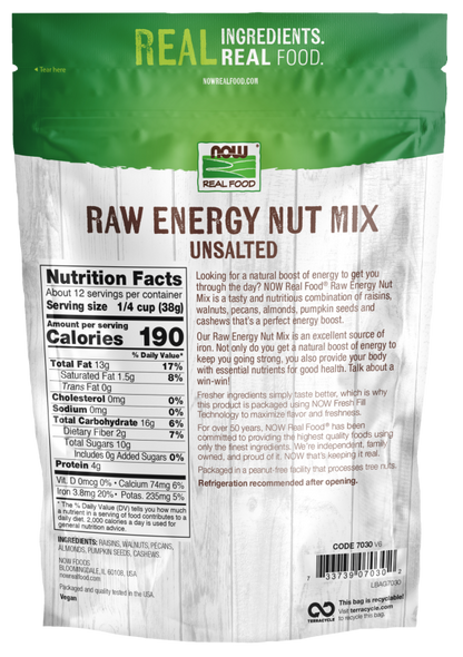 Raw Energy Nut Mix  16 oz