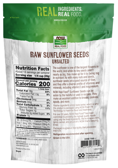 Sunflower Seeds Hulled Raw  1 lb
