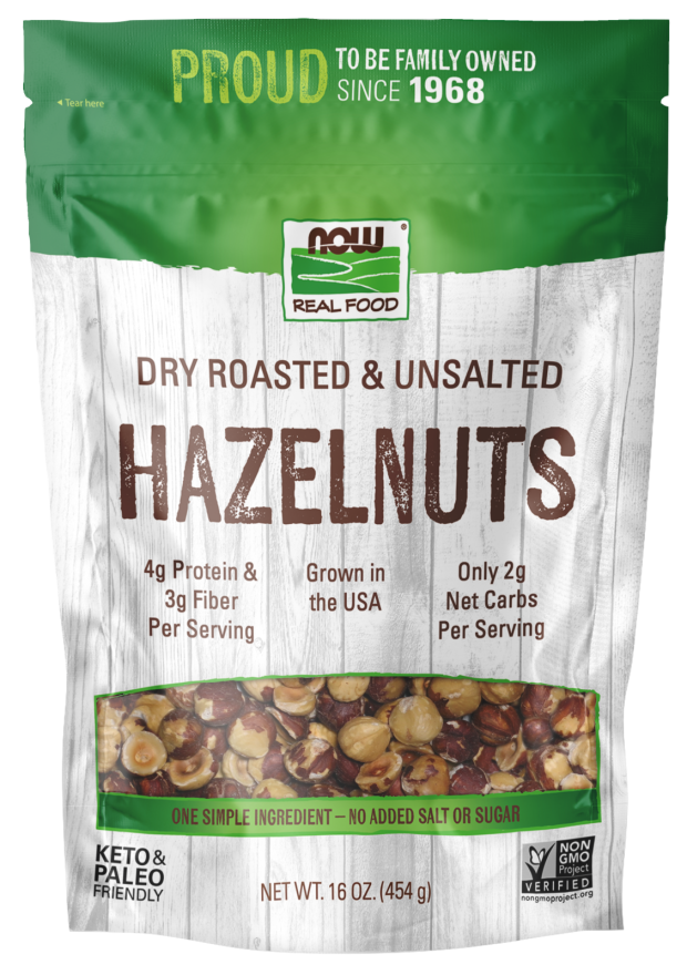 Roasted Unsalted Hazelnuts  16 oz