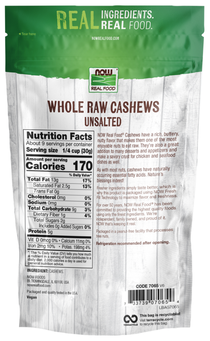 Cashews Raw  10 oz