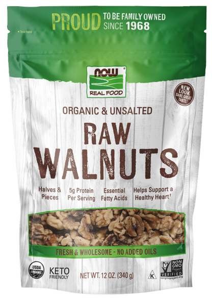 Walnuts Raw Organic  12 oz