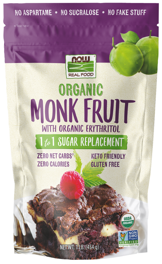 Org Monk Fruit W/Erythritol Powder 1 lb