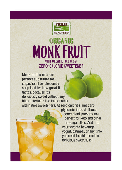 Organic Monk Fruit Keto Friendly   70 packets