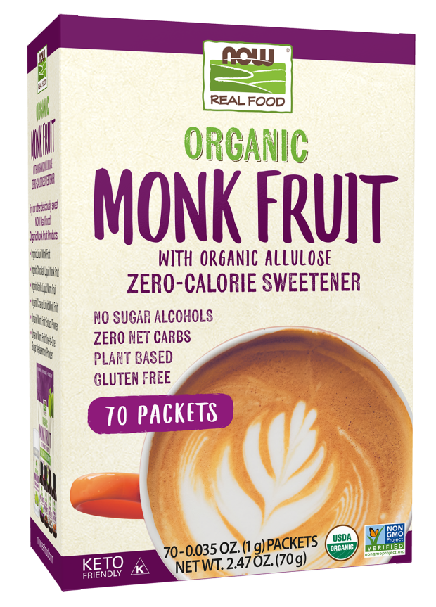 Organic Monk Fruit Keto Friendly   70 packets