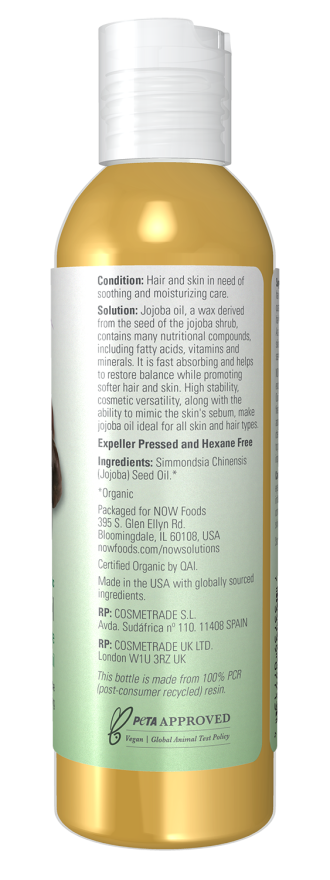 Organic Jojoba Oil  4 fl oz