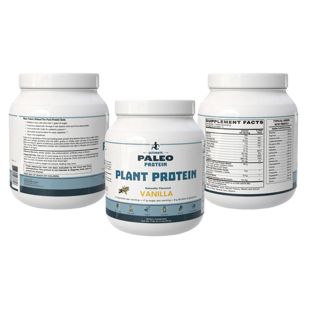 Plant Protein-Vanilla 1Lb