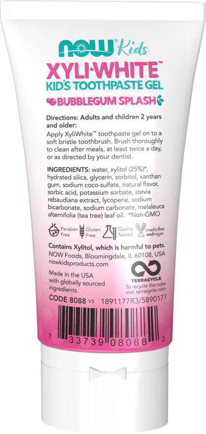 Xyliwhite Bubblegum Splash Kids Toothpaste Gel  3 oz