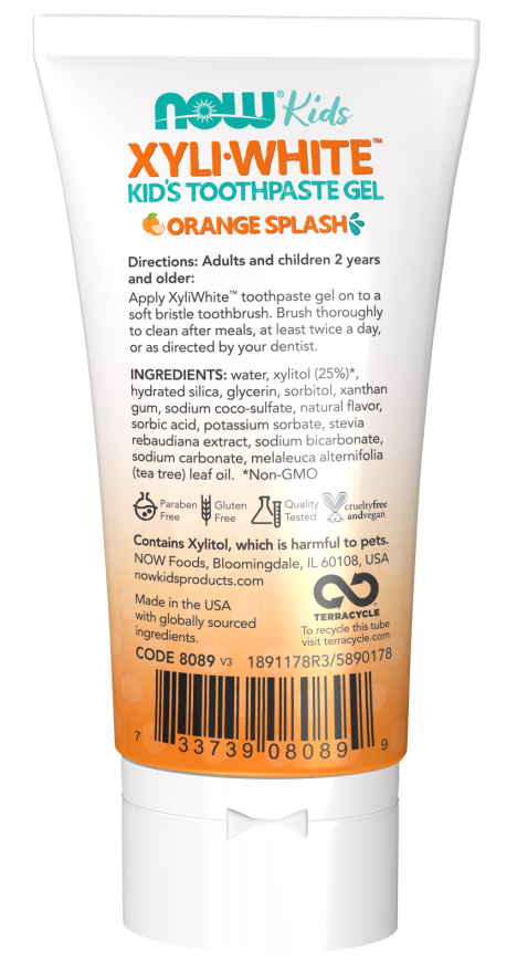 Xyliwhite Orange Splash Kids Toothpaste Gel  3 oz