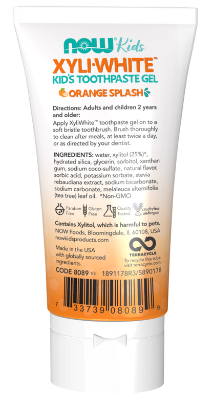 Xyliwhite Orange Splash Kids Toothpaste Gel  3 oz