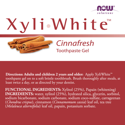 Xyliwhite Natural Cinnamon Toothpaste  6.4 oz