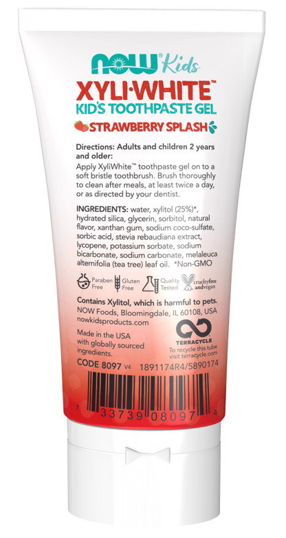 Xyliwhite Strawberry Splash Kids Toothpaste  3 oz