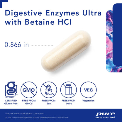 Digestive Enzymes Ultra with Betaine HCl 180 Caps