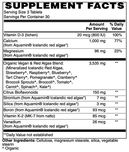 Algae Based Calcium 90 Tabs