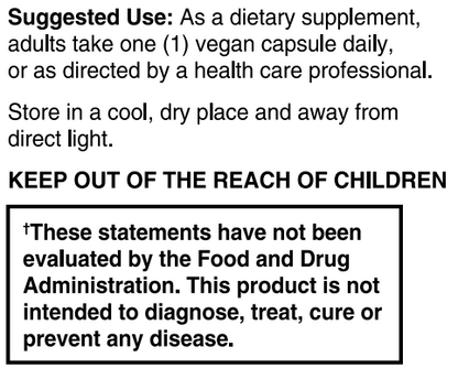 Ashwagandha Extract 500mg 60 Vegan Caps