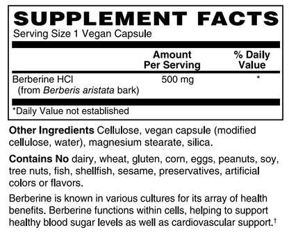 Berberine 500mg 60 VeganCaps