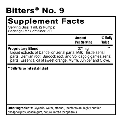 Bitters NO. 9   1.7 fl oz