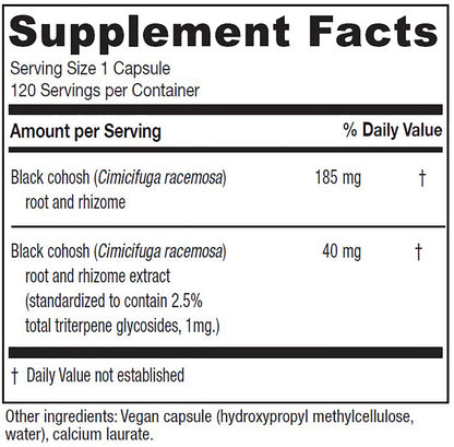 Black Cohosh 120 Caps