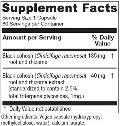 Black Cohosh  60 Caps