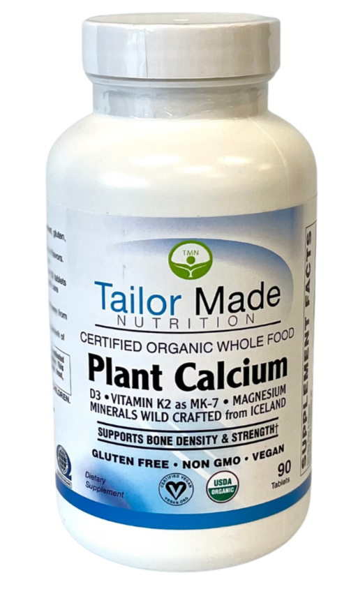 Certified Organic Whole Food Plant Calcium 90 tabs