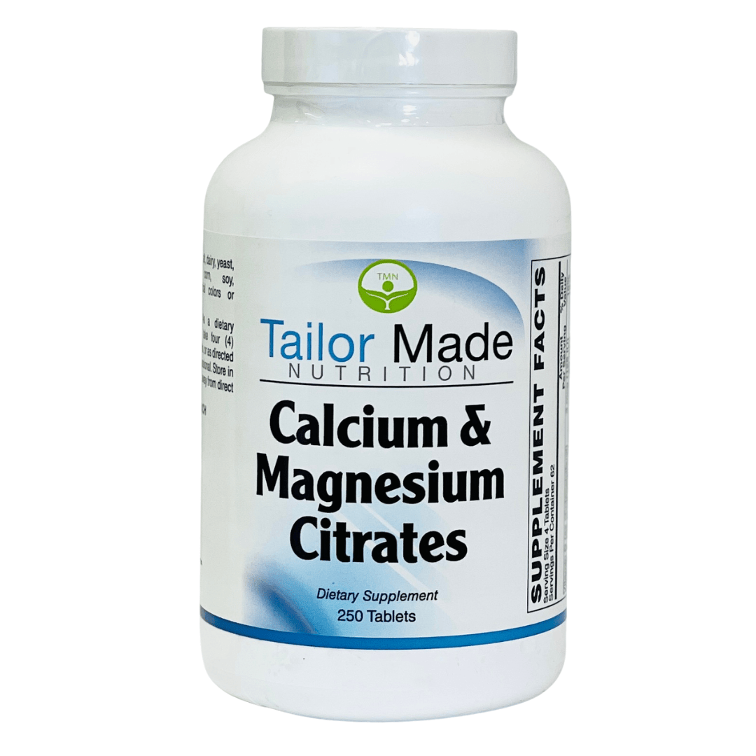 Calcium & Magnesium Citrates 250 Tablets