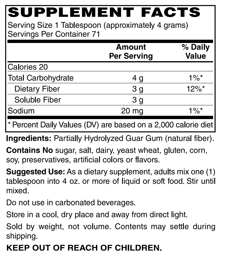 ClearFiber 10 oz Powder