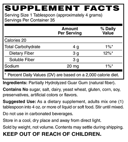 ClearFiber 5 oz Powder