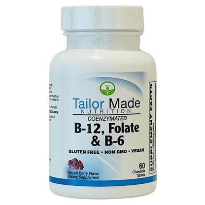 Vitamin B12, Folate & B6 Coenzymated 60 Chew Tabs