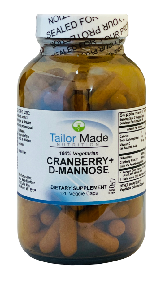 Cranberry + D-Mannose 120 V Caps