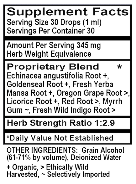 Echinacea Goldenseal Liquid Extract 1 fl oz
