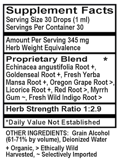 Echinacea Goldenseal Liquid Extract 1 fl oz