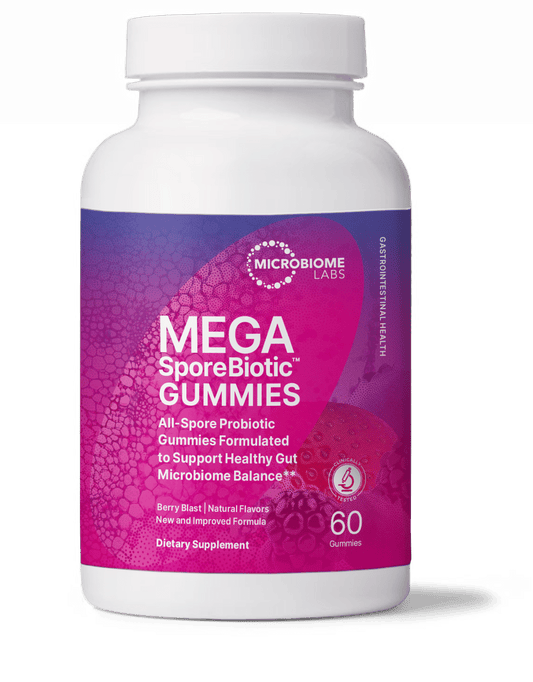Mega Sporebiotic Gummies   60 Gum