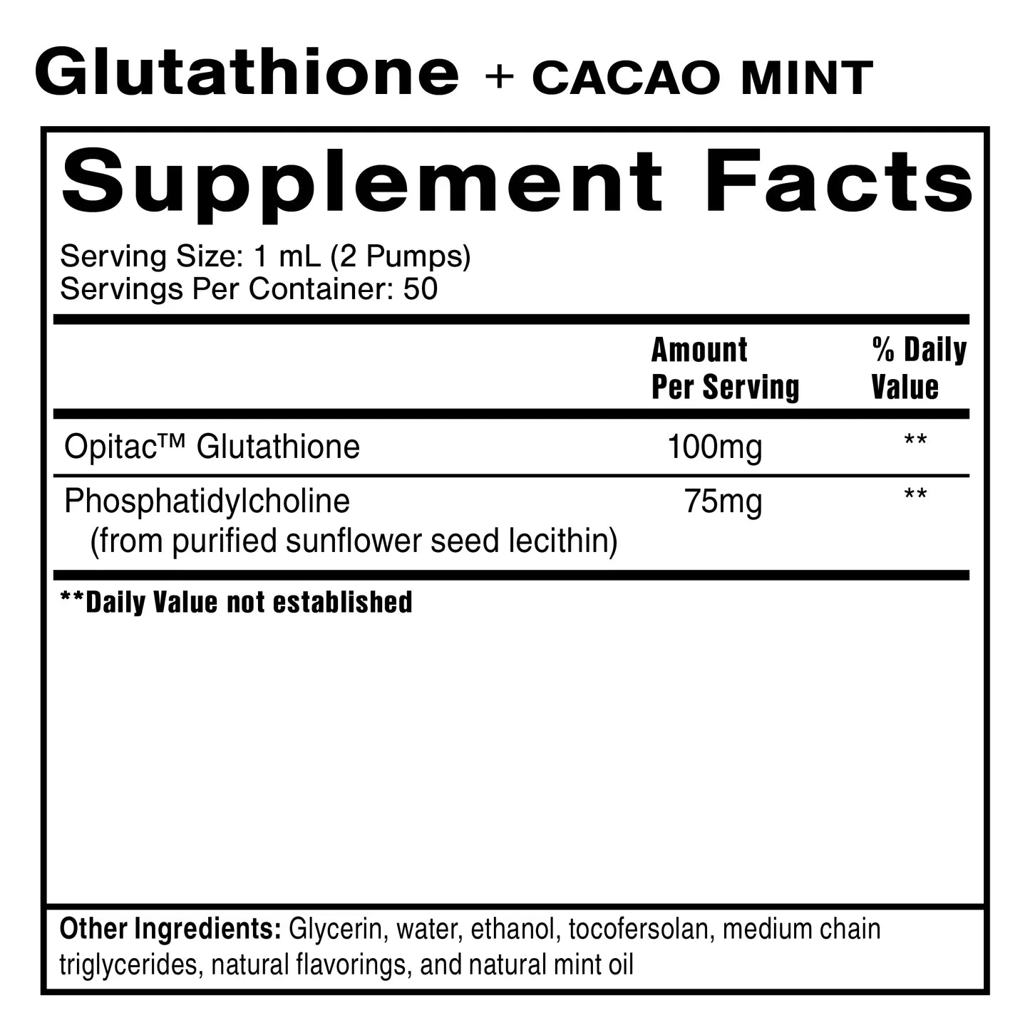 Liposomal Glutathione  1.7 oz