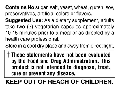 Gluten-ADE Digestive Enzymes 60 VCaps