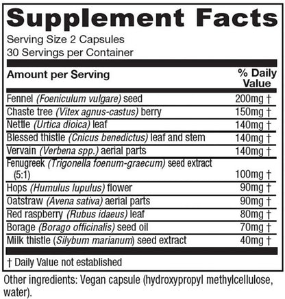 Lactation Blend  60 Veg Caps