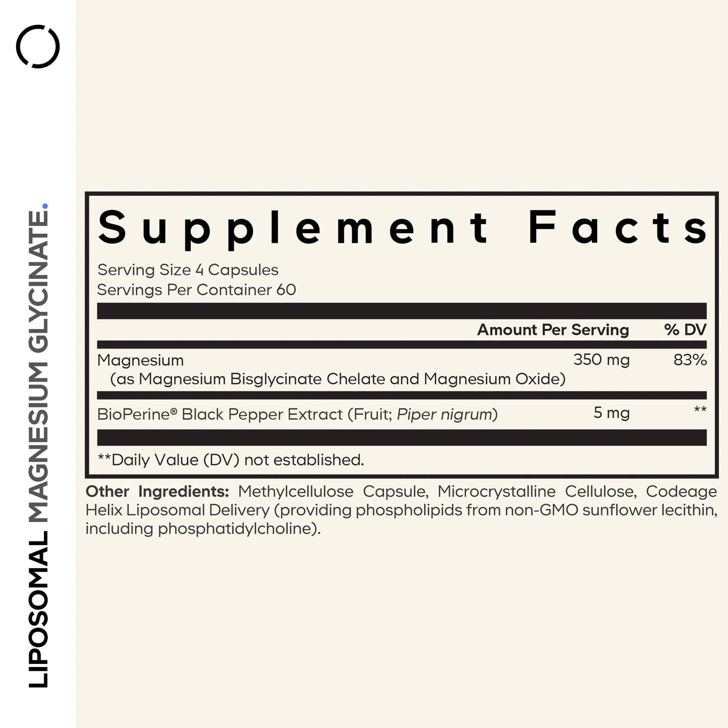 Liposomal Magnesium Glycinate