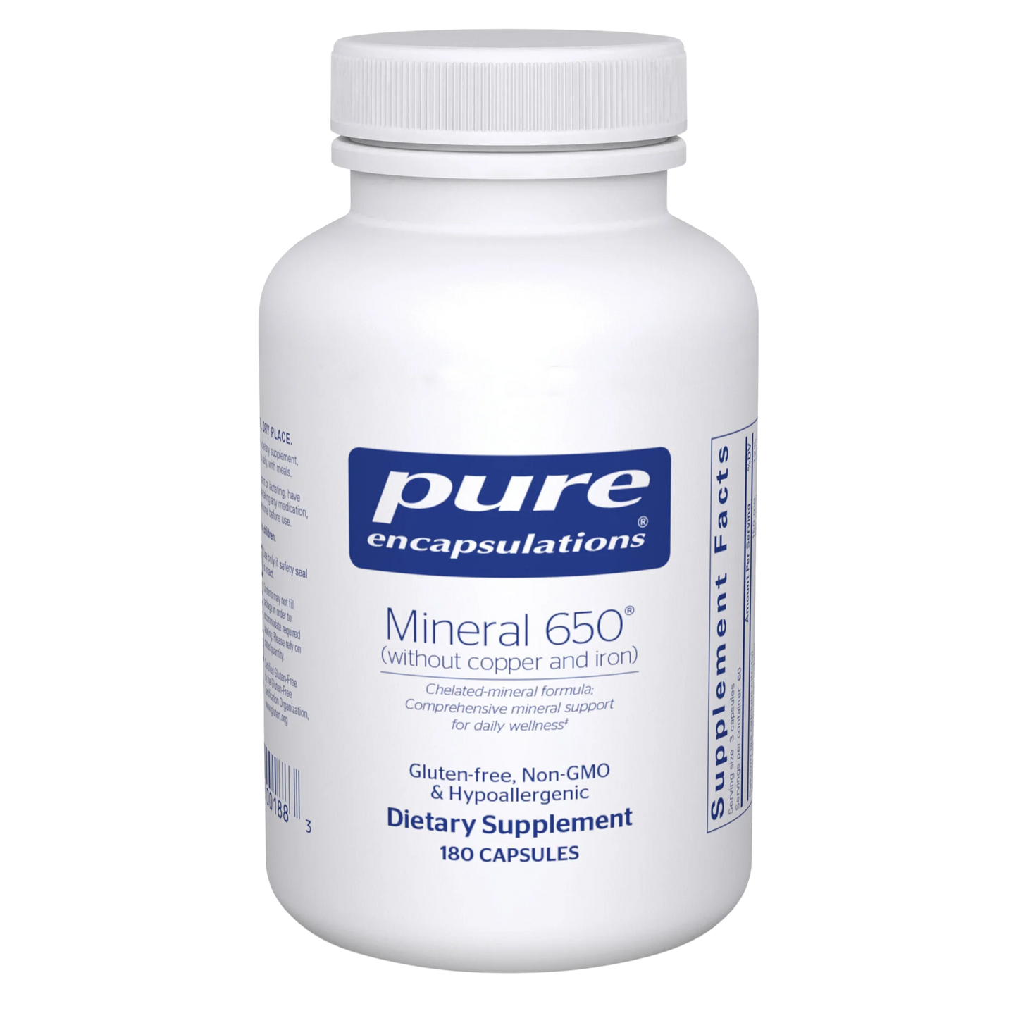 Mineral 650 W/ O Copper and Iron 180Caps