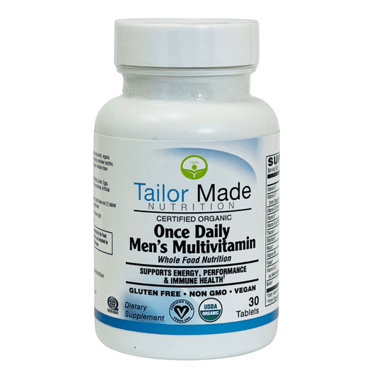 Men's Once Daily Multivitamin Whole Food Organic 30 tabs