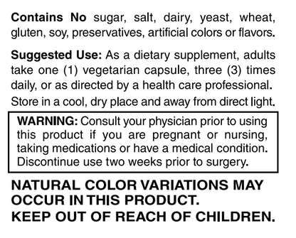 Milk Thistle European Standard 175mg 60 VCaps