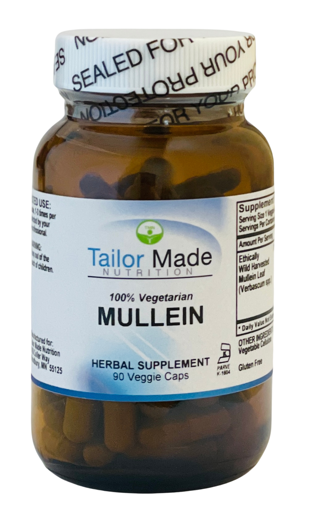 Mullein Powder Capsules 90V Caps